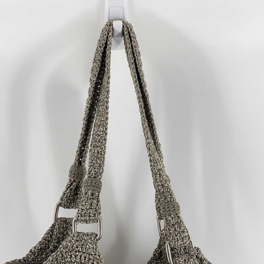 THE SAK TOTE HANDBAG MULTICOLORED CROCHET HANDCRAFTED - Picture 7 of 11